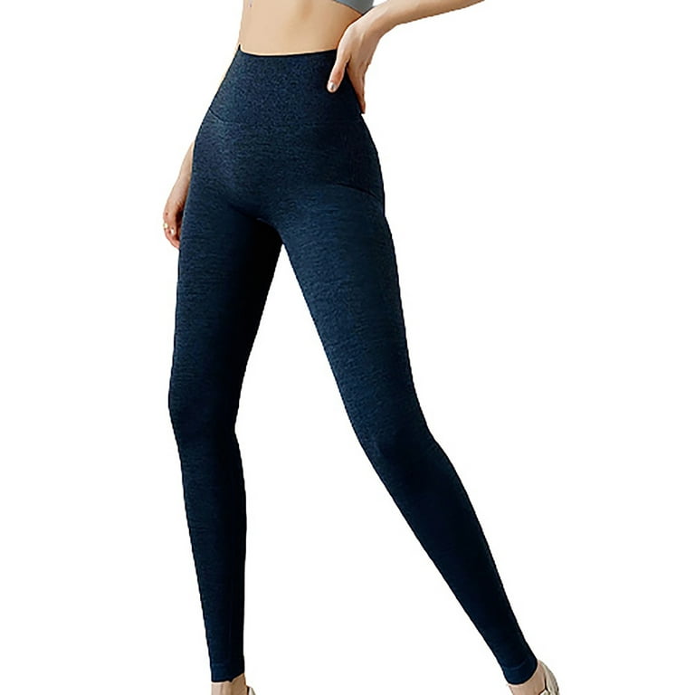 High Waist Blue Yoga Sports Leggings For Women, Skin Fit at Rs 250