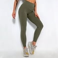thumbnail image 1 of Leggings for Women Ribbed Fitness Seamless High Waist Tights Suitable Gym Running Soft Stretchy Yoga Pants, 1 of 5