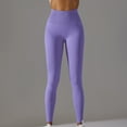 thumbnail image 1 of Leggings for Women Seamless Knit Lycra Solid Color High Waisted Tummy Lift Hip Yoga Pants Exercise Running Fitness, 1 of 8
