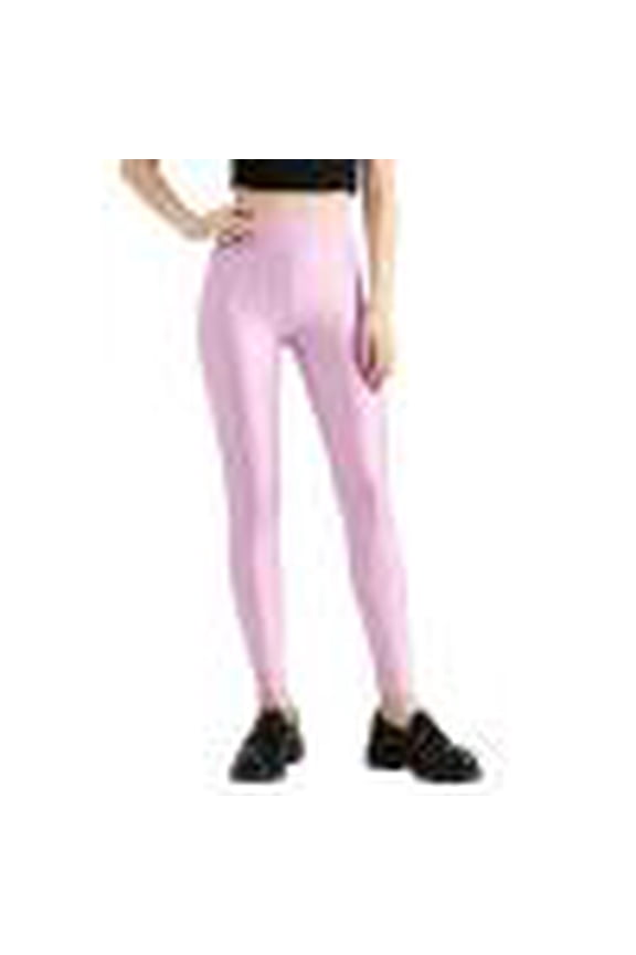 Leggings for Women Shiny Stretch Fluorescent Elastic Rised Milk Silk Versatile Trousers Tights Workout Pants