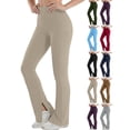 thumbnail image 1 of Leggings for Women Solid Color Fitness Sports Pants with Pockets for Running Yoga, 1 of 8