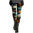 thumbnail image 1 of Leggings for Women Tummy Control Autumn And Winter Artistic Printed Soft Stretchy Pants Fitness Clothing Gray XXL, 1 of 5
