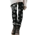 thumbnail image 1 of Leggings for Women Tummy Control Autumn Winter Christmas Pattern High Waist Floral Printed Women's Yoga Pants,Grey,L, 1 of 5