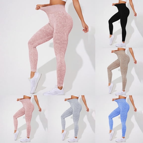 Leggings for Women Tummy Control Buttery Full Length Activewear Pants High Waisted Stretchy Sports Running Yoga Pants