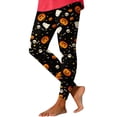 thumbnail image 1 of Leggings for Women Tummy Control Halloween High Waisted Athletic Soft Printed Workout Pants Black Fitness Clothing XL, 1 of 4