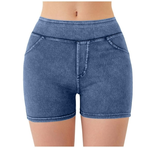 Leggings for Women Tummy Control High Waist Slimming Fitness Butt Lift Shorts Yoga Pants,Navy,M