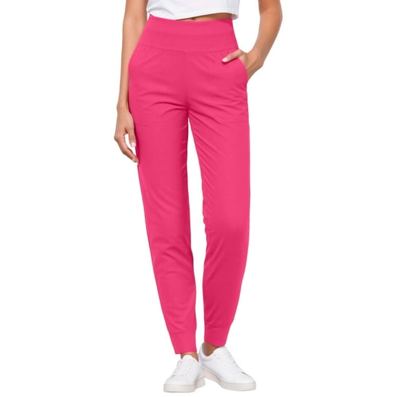 Leggings for Women Tummy Control High Waist Stretchy Running Jogger With Pockets Athletic Women's Yoga Pants,Red,S