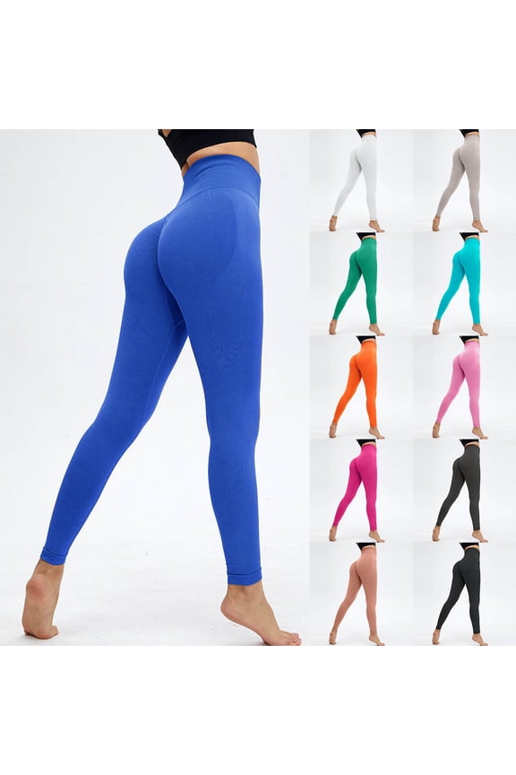 Leggings for Women Tummy Control High Waisted Buttery Activewear Pants Stretchy Sports Tight Compression Leggings