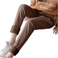 thumbnail image 1 of Leggings for Women,Warm Fleece Lined Leggings Winter Thick Thermal Tight Elastic Workout Yoga Trousers Wool Pants, 1 of 5