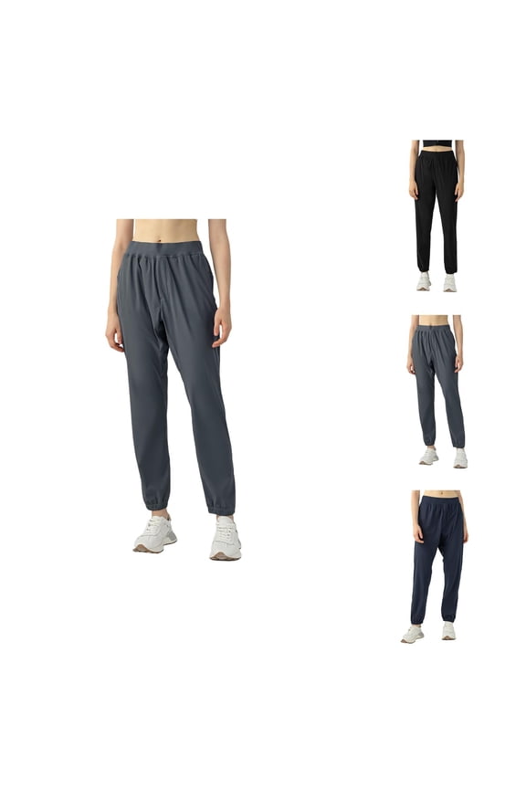 Leggings for Women Women's Yoga Pants High Waist Straight Leg with Reflective Details and Functional Pockets for Athletic Training