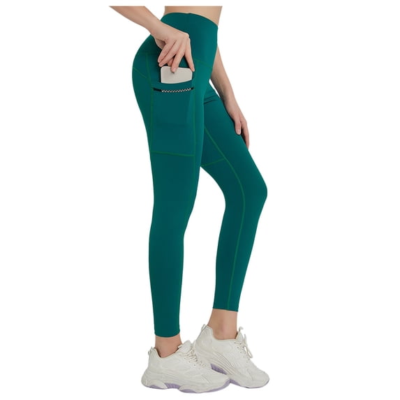 Leggings for Women Women's Yoga Pants High Waisted with Pockets Workout Tights Squat Proof