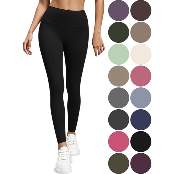 Leggings for Women Workout Sports High Elastic Waist Tummy Control Yoga Long Pants