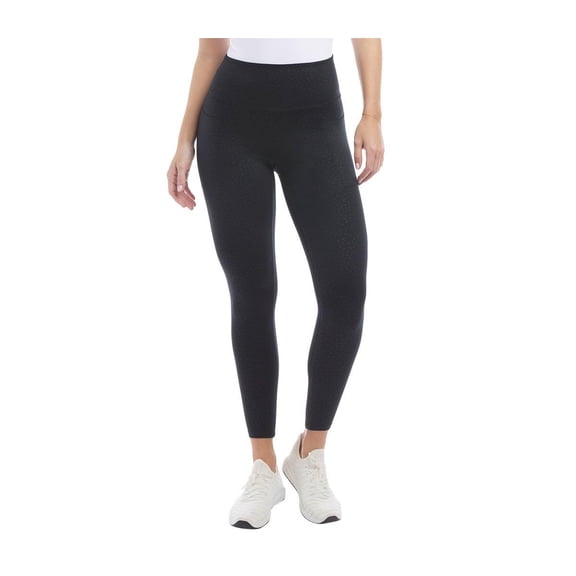 Leggings for Women - Workout Yoga Pants - High Waisted Active Leggings with Side Pockets (Floral Black, S)