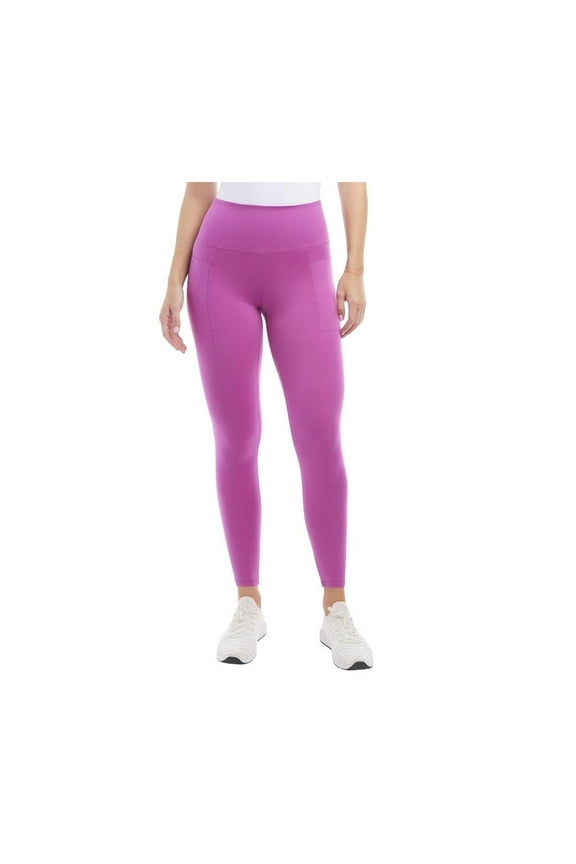Leggings for Women - Workout Yoga Pants - Leggings with Side Pockets Pink, XS