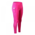 thumbnail image 1 of Leggings with Pockets for Women Clearance,High Waist Tummy Control Yoga Workout RunningSports Pants Basic Athletic Trousers, 1 of 6