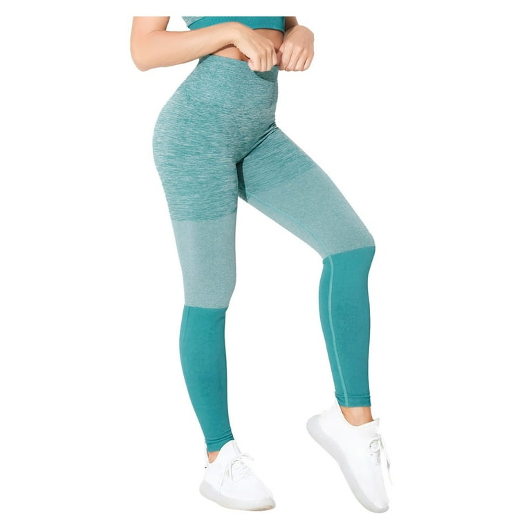 Leggings with Pockets for Women Tummy Control Solid High Waist Casual Ankle  Slim-Leg Leggings