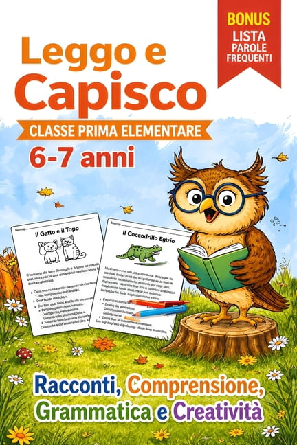 Leggo e Capisco. Classe Prima Elementare 6-7 anni: Racconti, Comprensione, Grammatica e CreativitÃ  per Imparare Leggendo, (Paperback)