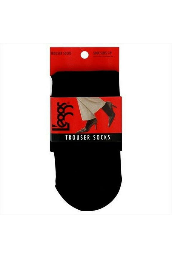 Leggs Silk Trouser Socks Blk, PartNo 9016, by Hanesbrands Inc, Hosiery, L'Eggs,