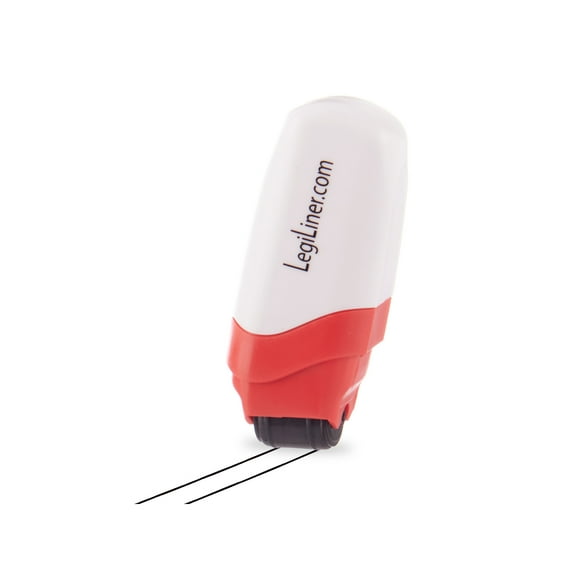 LegiLiner Self-Inking Teacher Stamp-3/8 inch Double Solid Handwriting Lines Roller Stamp