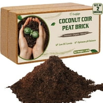 Legigo 2 Pack Premium Coco Coir Brick for Plants- 100% Organic Compressed Coconut Coir Bricks Starting Mix, Coco Coir Fiber Coconut Husk for Planting, Gardening, Potting Soil Substrate, Herbs