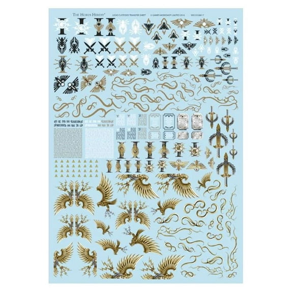 Custodes Vehicle Transfer Sheet Warhammer Horus Heresy 30K 40K