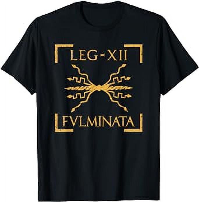 Legio XII Fulminata Thunderbolt Emblem Roman Legion T-Shirt - Walmart.com