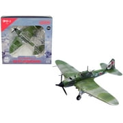 Ilyushin IL-2M3 Sturmovik Aircraft Green Camouflage Double Hero Soviet Union Ivan Pavlov 1/72 Diecast Model Airplane by Legion
