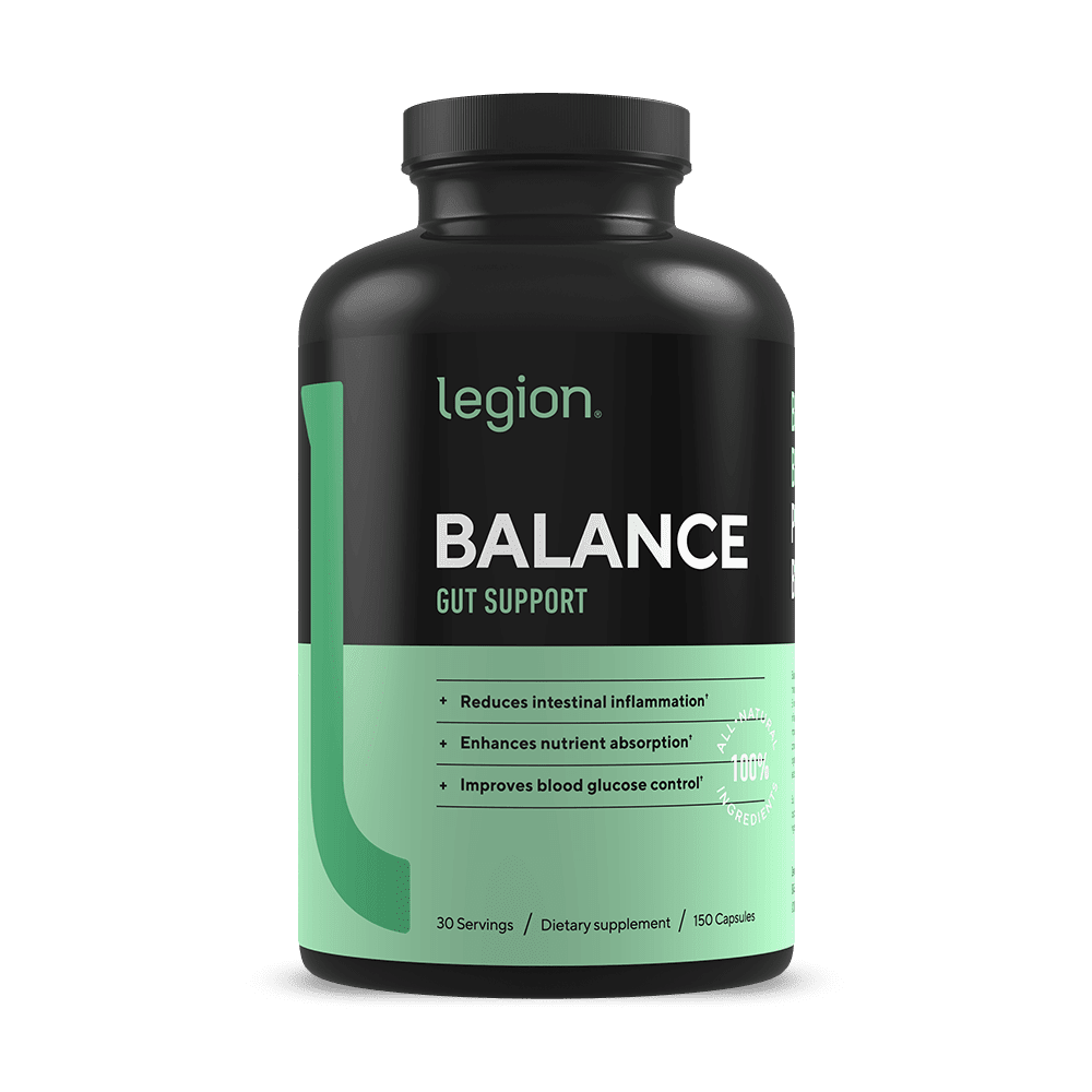 Legion Balance Natural Gut Health Supplement, Enhances Digestion, 30