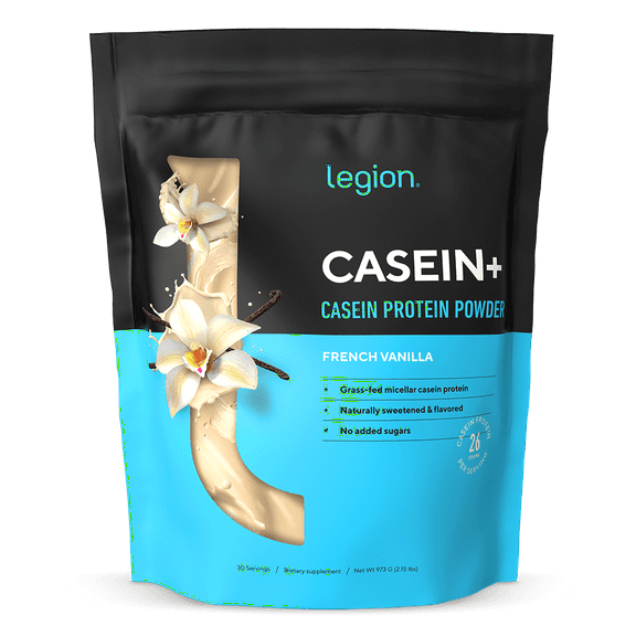 Legion Micellar Casein Protein Powder, Grass-Fed, 2 lbs