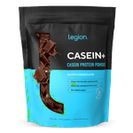 LEGION Casein Protein Powder (Dutch Chocolate) - Slow-Release Micellar Casein Protein Powder - Non-GMO, Gluten-Free & Naturally Sweetened Powder from Grass-Fed Cows (25 Servings)