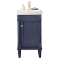 thumbnail image 1 of 18" BLUE SINK VANITY, 1 of 7