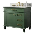 thumbnail image 1 of Legion Furniture 36" MDF/Veneer Wood Sink Vanity Cabinet in Vogue Green, 1 of 8