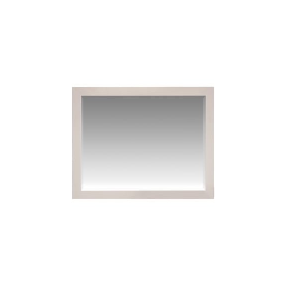 Legion Furniture WS2512-42-DW-M 40 x 31.5 in. Wood & Glass Dreamy White Mirror