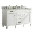 thumbnail image 1 of Legion Furniture 54" MDF/Veneer Wood Double Sink Vanity Cabinet in White, 1 of 10