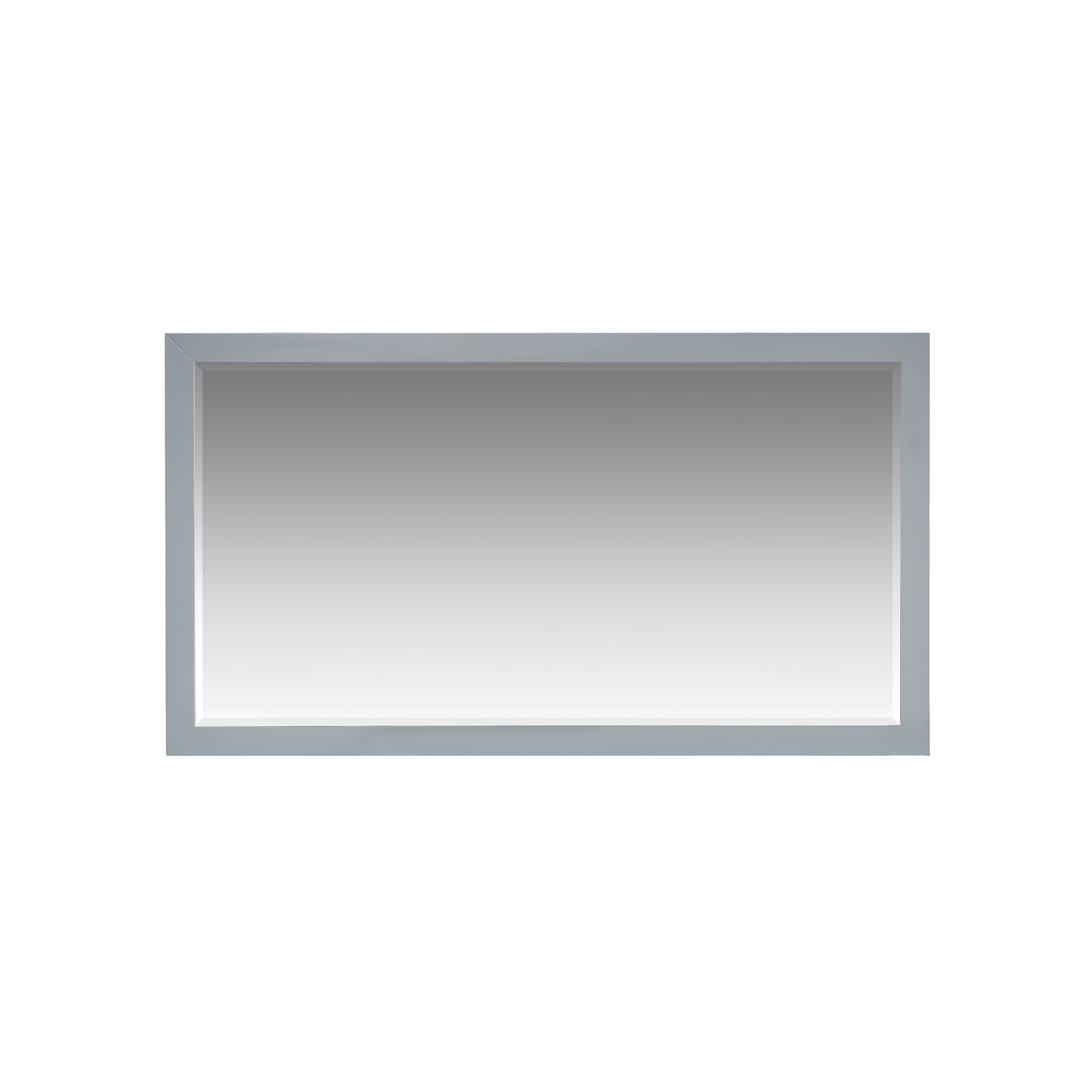 Large Teal Wood Rectangular Bathroom Vanity Mirror