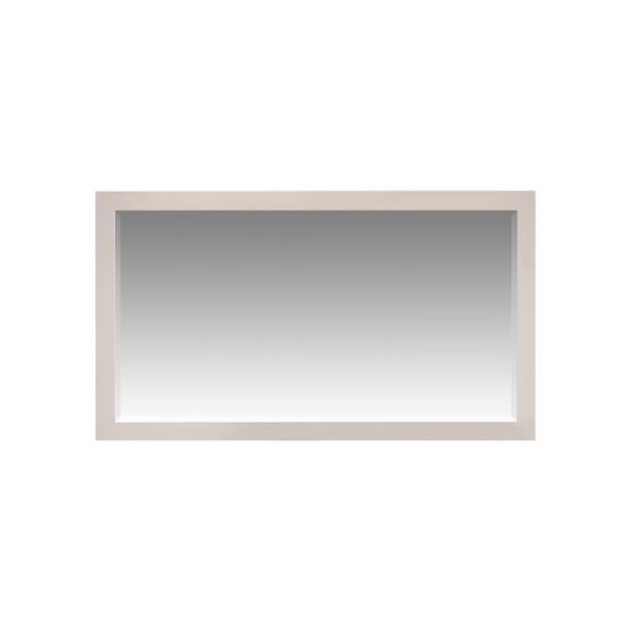 Legion Furniture WS2512-60-DW-M 56 x 31.5 in. Wood & Glass Dreamy White Mirror