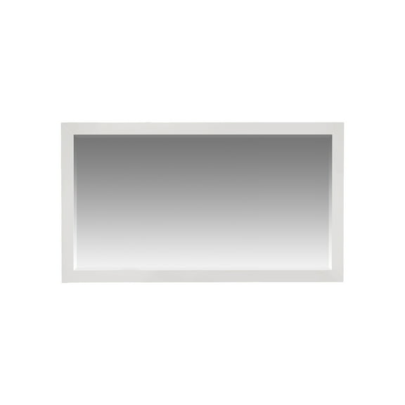 Legion Furniture WS2512-60-W-M 56 x 31.5 in. Wood & Glass White Mirror