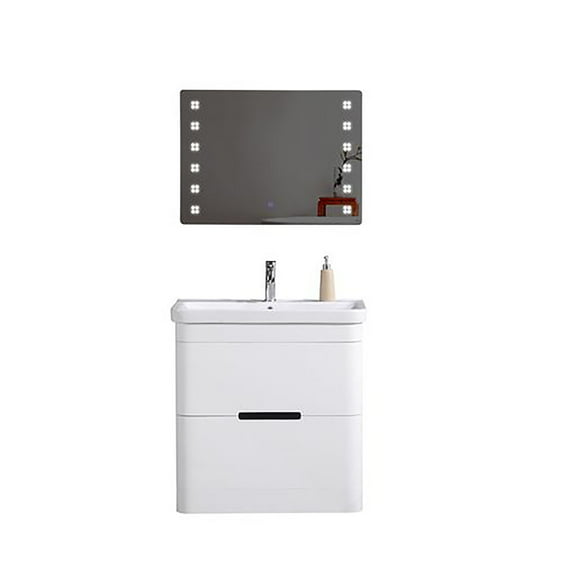Legion Furniture Indoor Home Decorative Bathroom / Washroom / Kitchen 32" Bathroom Vanity With Led Mirror- Pvc