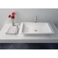 thumbnail image 1 of Legion Furniture WJ9002 23.6 in. White Matt Solid Surface Bowl - 3.50 x 13.80 x 23.60 in., 1 of 1