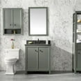 thumbnail image 1 of Legion Furniture WLF2230-PG 30 in. Pewter Green Finish Sink Vanity Cabinet with Blue Lime Stone Top, 1 of 1