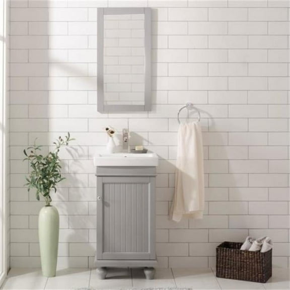 Legion Furniture WLF9318-G 18 in. Gray Sink Vanity