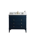thumbnail image 1 of Legion Furniture WS3136-B 36 in. Solid Wood Sink Vanity without Faucet - Navy Blue, 1 of 1