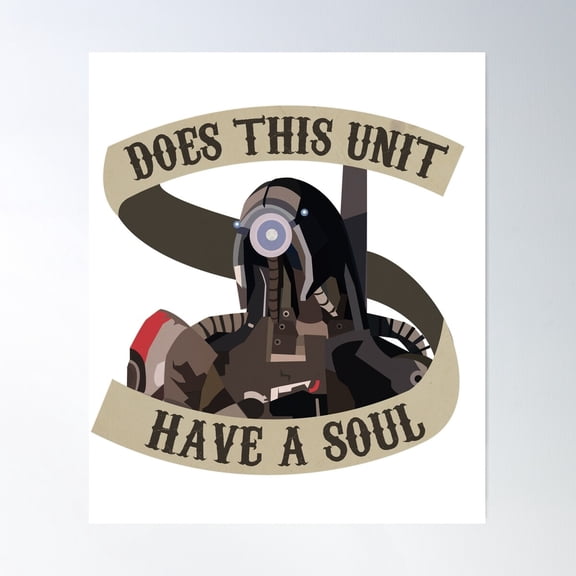 Legion Mass Effect Poster Wall Art, Modern Wall Decor For Living Room Bedroom, 24x36 UNFRAMED