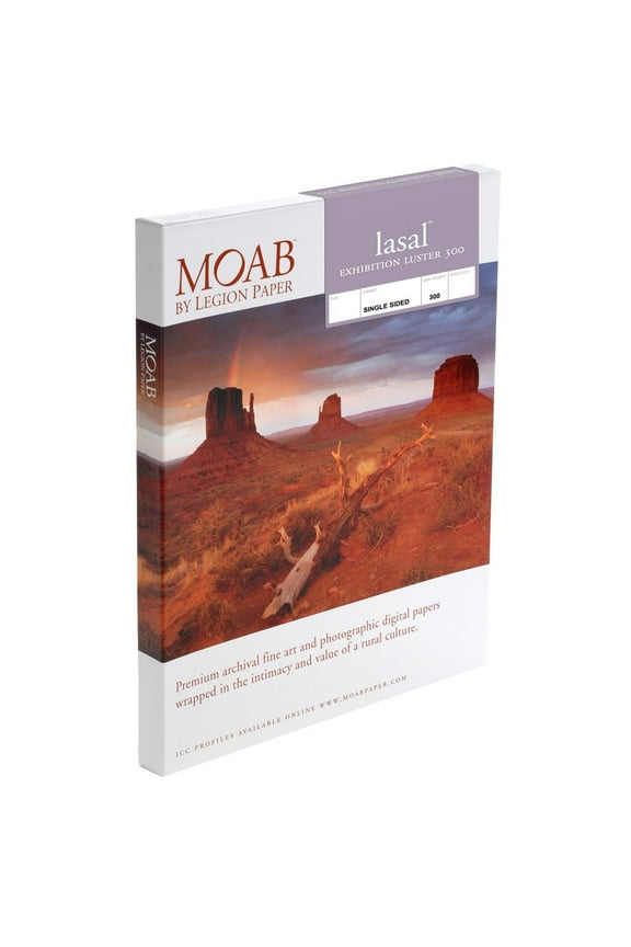 Legion Moab Lasal Photo Paper - 5" x 7", Lustre, Pkg of 50 sheets
