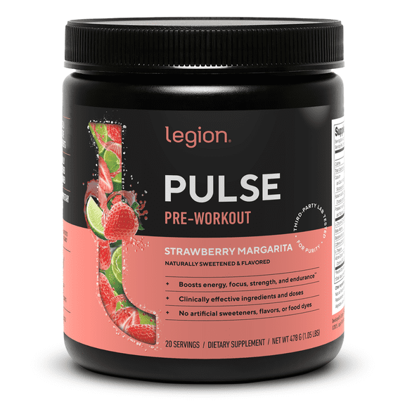 Pulse Pre-Workout Supplement Naturally Sweetened And Flavored