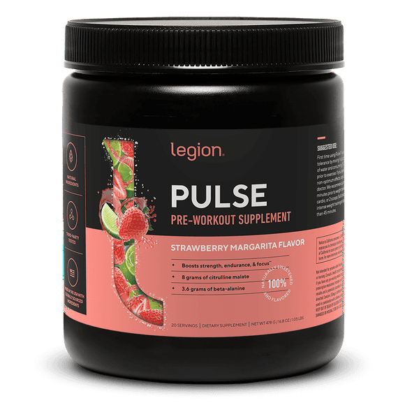 Pulse Pre-Workout Supplement Naturally Sweetened And Flavored
