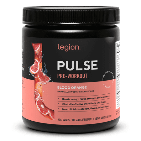 Pulse Pre-Workout Supplement Naturally Sweetened And Flavored