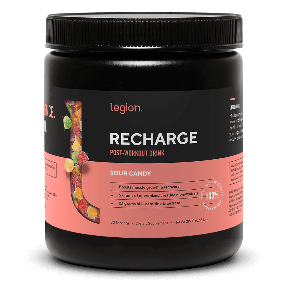 Legion Recharge Post Workout Supplement with Creatine Monohydrate