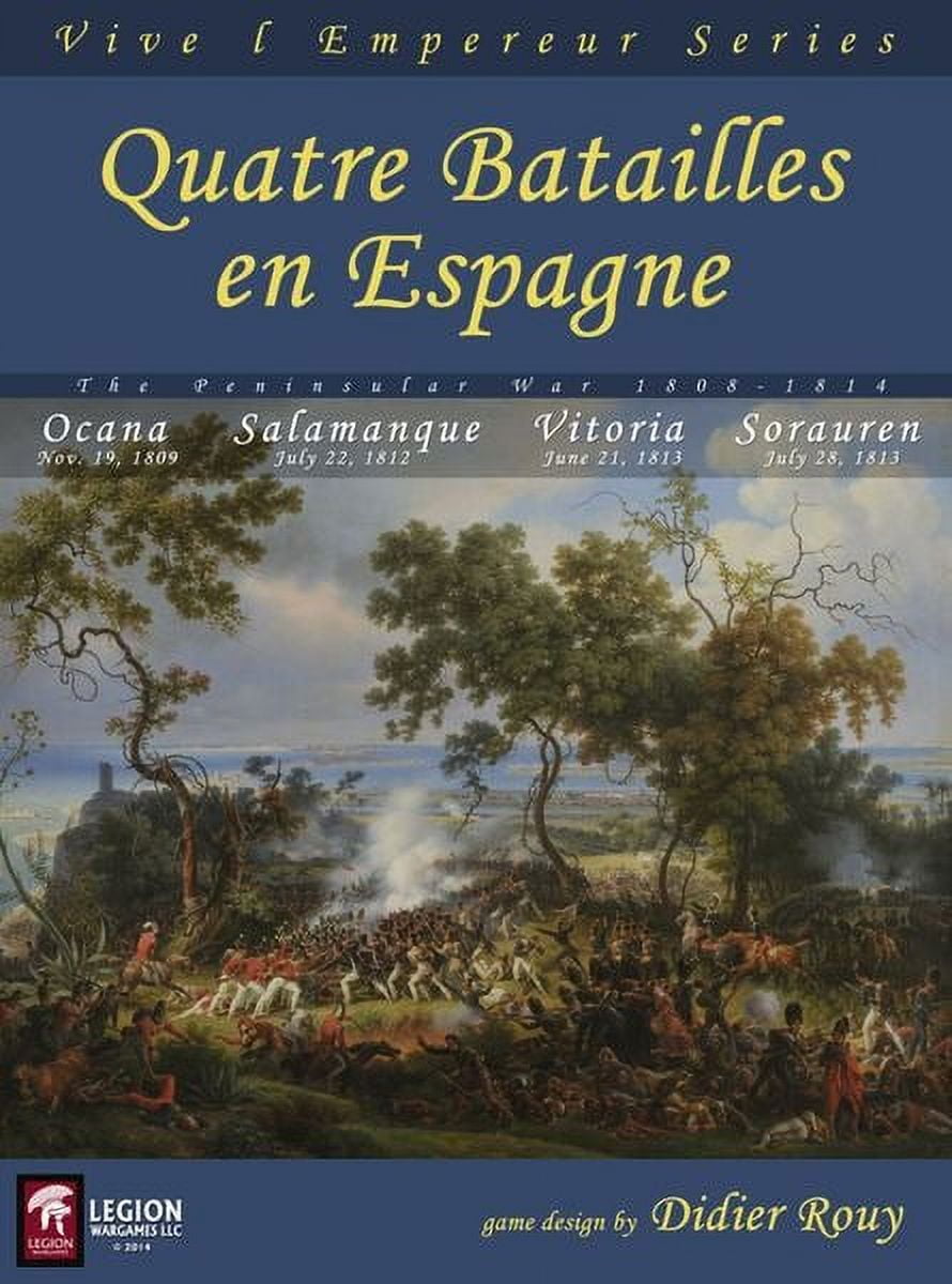 Legion Wargames: Quatre Batailles en Espagne Board Game LWG 1502