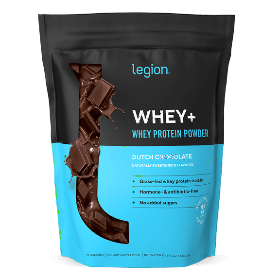 Whey+ Protein Isolate Powder naturally sweetened and flavored